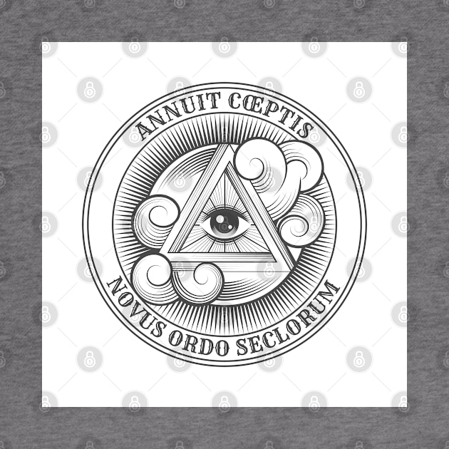 All Seeing Eye Masonic Symbol by devaleta